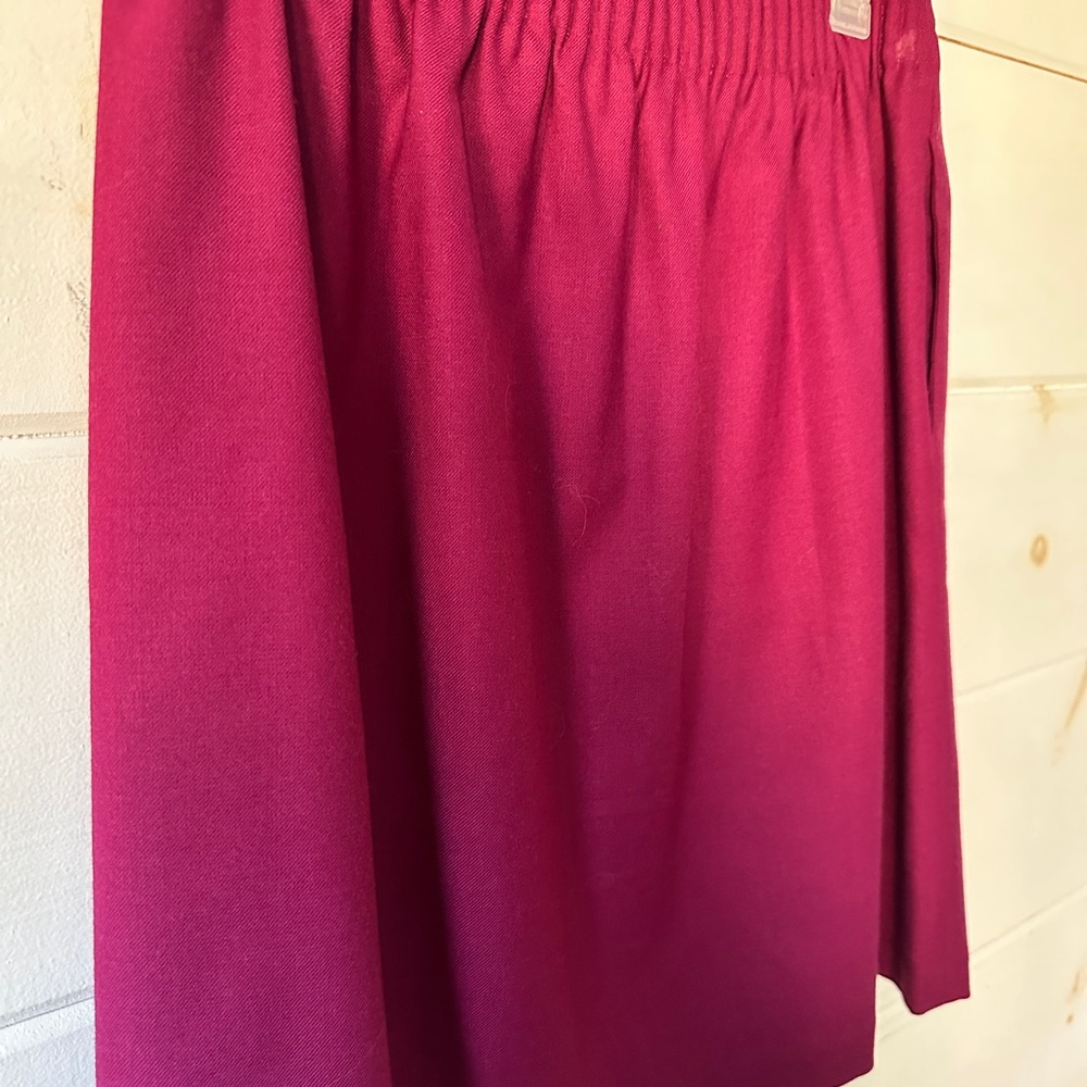 J. Crew Factory Plum A-Line Skirt